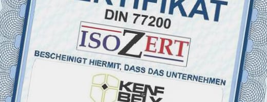 ISOZERT – DIN77200:2016 | Leistungsstufe 3